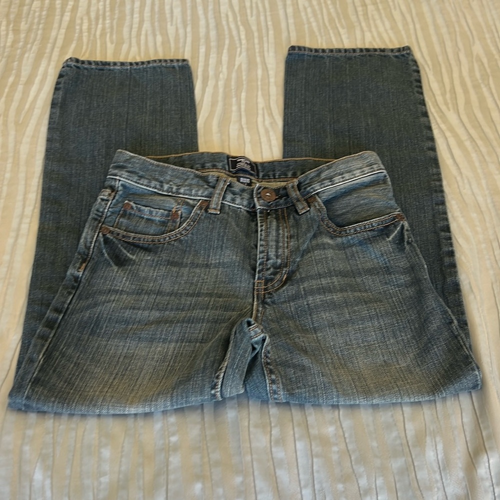 Gap kids straight fit jeans, regular size 10 youth